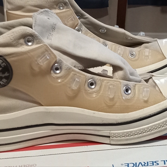 Converse Chuck Taylor All Star 70 x Kim Jones Ivory 2021 Size 11.5 Used - Picture 3 of 17